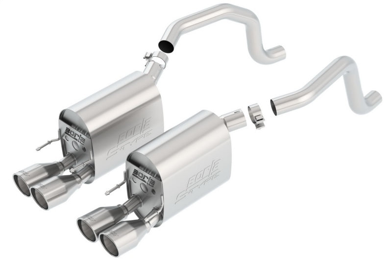 Borla 09-12 Corvette Coupe/Conv 6.2L 8cyl 6spd RWD inS-Type IIin Exhaust (rear section only)