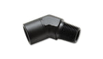 Load image into Gallery viewer, Vibrant 1/8in NPT Female to Male 45 Degree Pipe Adapter Fitting
