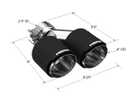 Load image into Gallery viewer, MBRP Universal Carbon Fiber Dual Tip 4in OD/2.5in Inlet
