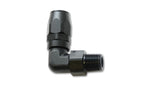 Load image into Gallery viewer, Vibrant Male NPT 90 Degree Hose End Fitting -10AN - 3/8 NPT
