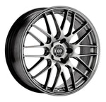 Load image into Gallery viewer, Enkei EKM3 18x8 5x112 Bolt Pattern 35mm Offset 72.6 Bore Dia Performance Hyper Silver Wheel
