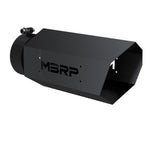 Load image into Gallery viewer, MBRP Universal Hex Tip 5in Inlet 16in length w/o Logo - Black Coated
