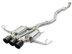 Load image into Gallery viewer, aFe Takeda 3in 304 SS Cat-Back Exhaust w/ Tri-Black Tips 17-18 Honda Civic Type R L4 2.0L (t)
