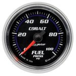 Load image into Gallery viewer, Autometer Cobalt 52mm 100 PSI Electronic Fuel Pressure Gauge
