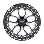 Load image into Gallery viewer, Weld Racing 15x10 Laguna Bead Lock 5x120 ET46 BS7.25 Gloss BLK MIL DIA 78.1
