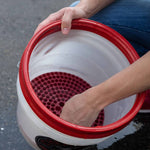 Load image into Gallery viewer, Chemical Guys Cyclone Dirt Trap Car Wash Bucket Insert - Red
