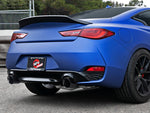 Load image into Gallery viewer, aFe POWER Takeda 2.5in 304 SS Axle-Back Exhaust w/ Black Tips 17-19 Infiniti Q60 V6-3.0L (tt)
