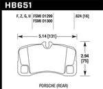 Load image into Gallery viewer, Hawk 07-08 Porsche 911 Turbo/911 GT3/911 GT3 CUP Rear Ceramic Street Brake Pads
