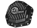 Load image into Gallery viewer, aFe Power Rear Diff Cover Black w/Machined Fins 17 Ford F-350/F-450 6.7L (td) Dana M300-14 (Dually)
