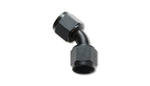 Load image into Gallery viewer, Vibrant -8AN X -8AN Female Flare Swivel 45 Deg Fitting ( AN To AN ) -Anodized Black Only
