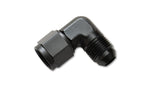 Load image into Gallery viewer, Vibrant -16AN Female to -16AN Male 90 Degree Swivel Adapter Fitting
