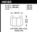 Load image into Gallery viewer, Hawk 03-06 Evo / 04-09 STi / 03-07 350z Track DTC-60 Race Rear Pads
