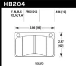 Load image into Gallery viewer, Hawk HP+ Street Brake Pads
