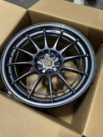 Load image into Gallery viewer, Enkei NT03+M 18x9.5 5x114.3 27mm Offset 72.6mm Bore Gunmetal Wheel
