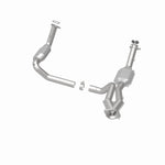 Load image into Gallery viewer, MagnaFlow Conv DF 02-06 Cadillac Escalade / 02-06 Chevy Avalanche 5.3L Dual Conv Y-Pipe Assembly 2WD
