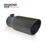 Load image into Gallery viewer, Diamond Eye TIP 4in-5inX12in BOLT-ON ROLLED ANGLE 15 ANGLE CUT DIAMOND EYE BLACK POWDERCOAT
