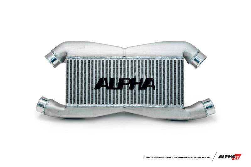 AMS Performance 2009+ Nissan GT-R R35 Replacement Alpha FMIC for Stock IC Piping w/Logo