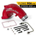 Load image into Gallery viewer, Banks Power 07.5-17 Ram 2500/3500 6.7L Diesel Monster-Ram Intake System w/ Fuel Line 3.5in Red
