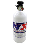 Load image into Gallery viewer, Nitrous Express 10lb Bottle w/Lightning 500 Valve (6.89 Dia x 20.19 Tall) w/Gauge
