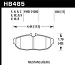 Load image into Gallery viewer, Hawk 08-09 Mustang Bullitt/05-10 &amp; 12-13 Mustang GT/05-13 Mustang V6 Blue 9012 Race Rear Brake Pads
