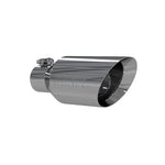 Load image into Gallery viewer, MBRP Universal Tip 4.5 O.D. Dual Walled Angled Rolled End 2.5 Inlet 12in Length - T304
