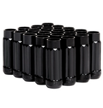 Load image into Gallery viewer, BLOX Racing 12-Sided P17 Tuner Lug Nuts 12x1.5 - Black Steel - Set of 20 (Socket not included)
