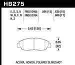 Load image into Gallery viewer, Hawk 97-99 Acura CL / 93-02 Honda Accord Coupe DX/EX/LX/96-10 Civic Coupe EX DTC-60 Race Brake Pads
