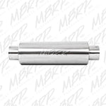 Load image into Gallery viewer, MBRP Universal Quiet Tone Muffler 5in Inlet /Outlet 8in Dia Body 31in Overall
