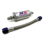 Load image into Gallery viewer, Nitrous Express 6AN Pure-Flo N2O Filter &amp; 7 Stainless Hose (Lifetime Cleanable)
