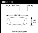 Load image into Gallery viewer, Hawk 08-10 Toyota Land Cruiser / 07-10 Tundra Super Duty Street Rear Brake Pads
