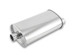 Load image into Gallery viewer, Vibrant StreetPower Oval Muffler - 2in Inlet/Dual Outlet (Center In - Offset Out)
