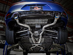 Load image into Gallery viewer, aFe POWER Takeda 2.5in 304 SS CB Exhaust w/ Blue Flame Tips 17-19 Infiniti Q60 V6-3.0L (tt)
