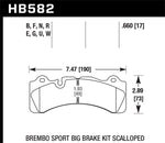 Load image into Gallery viewer, Hawk Brembo Scallped DTC-60 Race Brake Pads
