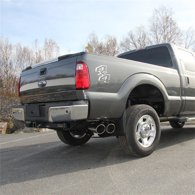 MBRP 2015 Ford F250/350/450 6.7L 4in Filter Back Dual Single Side Exit 5in Tips T409 Exhaust