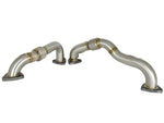 Load image into Gallery viewer, aFe Twisted Steel Header Up-Pipe 08-10 Ford Diesel Trucks V8-6.4L (td)
