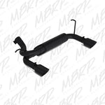 Load image into Gallery viewer, MBRP 07-14 Jeep Wrangler/Rubicon 3.6L/3.8L V6 Axle-Back Dual Rear Exit Black Performance Exhuast Sys
