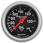 Load image into Gallery viewer, Autometer Sport 2in Oil Temp Metric, 60-140c. Mech
