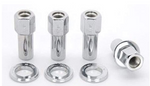 Load image into Gallery viewer, Weld Open End Lug Nuts w/ Centered Washers 1/2in. RH - 4pk.
