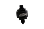 Load image into Gallery viewer, Turbosmart Billet Turbo Oil Feed Filter w/ 44 Micron Pleated Disc AN-4 Male to AN-4 ORB- Black
