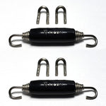 Load image into Gallery viewer, Stainless Bros Spring Tab Kit - 5 Pack SS304 (5 Springs 10 Hooks and 5 Black Silicone Sleeves)
