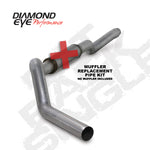 Load image into Gallery viewer, Diamond Eye KIT 5in CB MFLR RPLCMENT PIPE SGL AL: 2006-2007.5 CHEVY 6.6L 2500/3500
