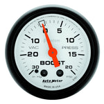 Load image into Gallery viewer, Autometer Phantom 52mm 30in HG.-Vac/20PSI Mechanical Vacuum/Boost Gauge
