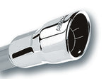 Load image into Gallery viewer, Borla 3in Inlet 4.25in Round Rolled Angle Cut x 4in Long Universal Exhaust Tips
