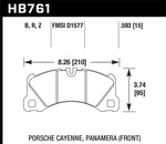 Load image into Gallery viewer, Hawk 10-13 Porsche Panamera / 12-15 Cayenne  Performance Ceramic Luxury &amp; Touring Front Brake Pad
