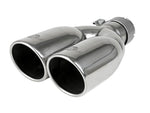 Load image into Gallery viewer, aFe Rebel Series 2.5in 409 SS Axle-Back Exhaust Polished 07-18 Jeep Wrangler (JK) V6-3.6L/3.8L
