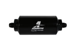 Load image into Gallery viewer, Aeromotive In-Line Filter - (AN-6 Male) 10 Micron Fabric Element Bright Dip Black Finish
