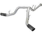 Load image into Gallery viewer, aFe ATLAS 4in DPF-Back Alum Steel Exhaust System w/Black Tip 2017 Ford Diesel Trucks V8-6.7L (td)
