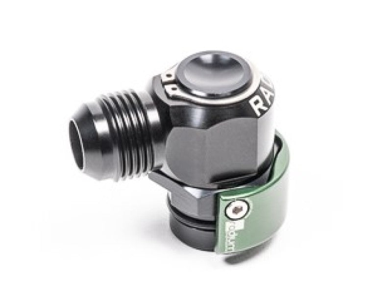 Radium V2 Quick Connect 19mm Male to 10AN Male 90 Degree