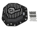 Load image into Gallery viewer, aFe Power Pro Ser Rear Diff Cover Black w/Mach Fins 2017 Ford Diesel Trucks V8-6.7L(td) Dana M275-14
