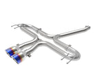 Load image into Gallery viewer, aFe Takeda 2-1/2in 304 SS Axle-Back Exhaust w/Blue Flame Tips 17-20 Honda Civic Sport L4-1.5L (t)
